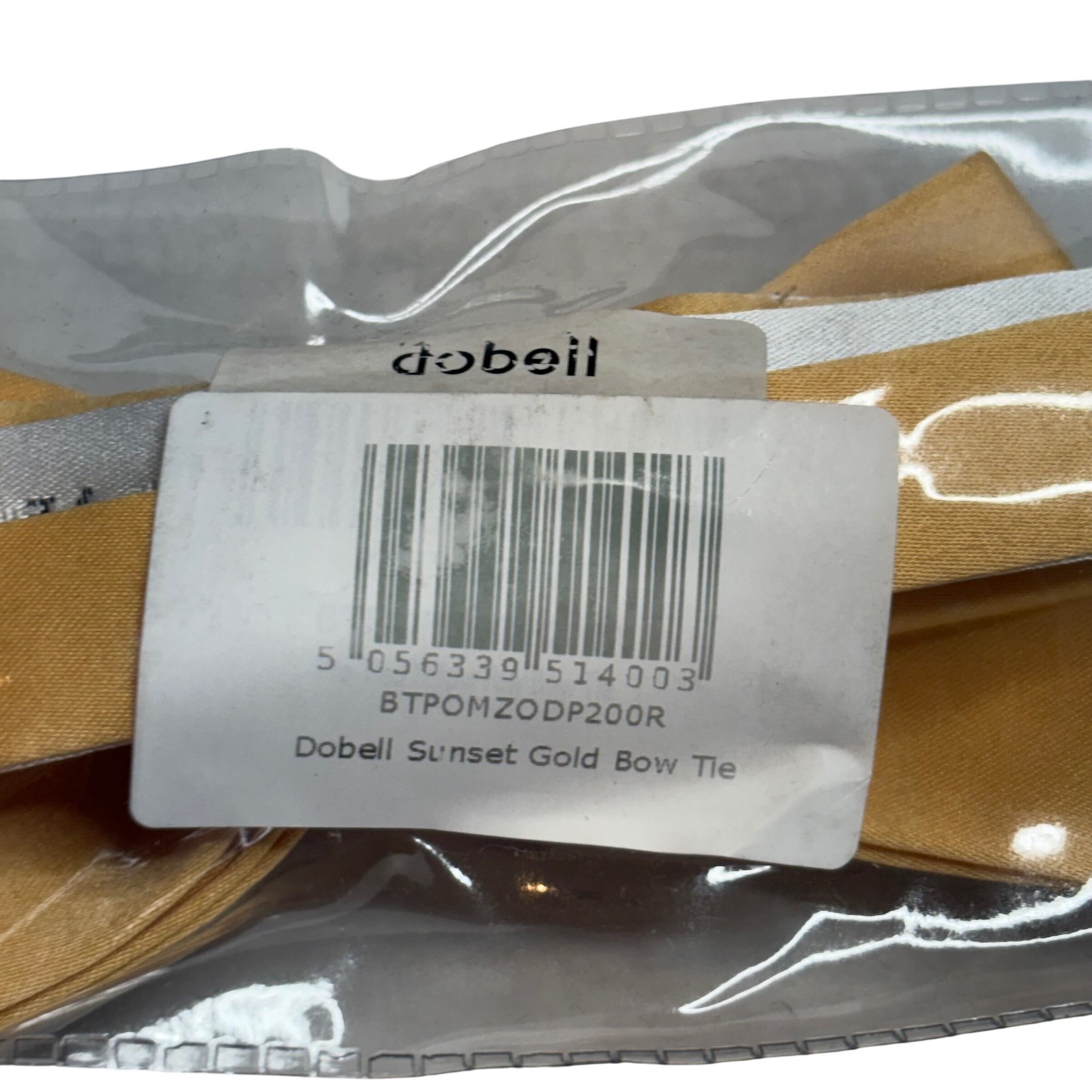 Dobell Bow Tie Mens One Size Sunset Gold Pre-Tied Adjustable Formal Yellow New — image 6 of 8